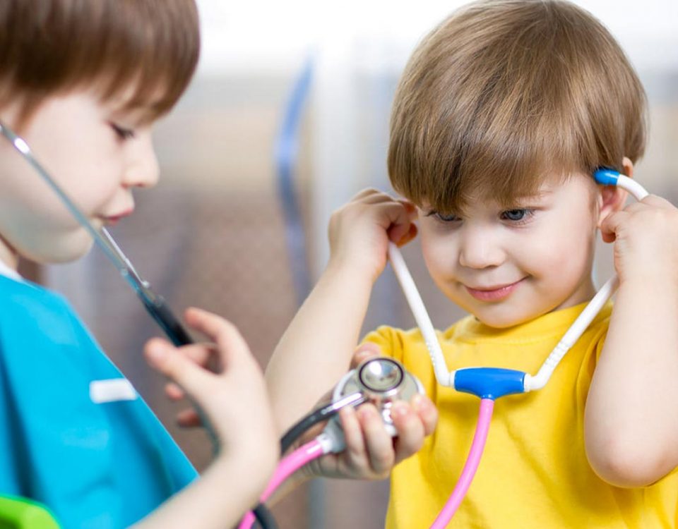 children playing doctor